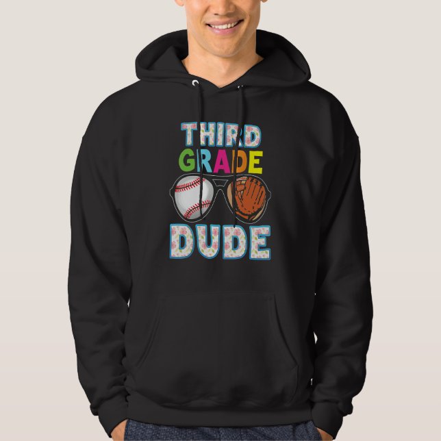 Sudadera 3rd Grade Dude Back To School Third Student Kid Ba (Anverso)