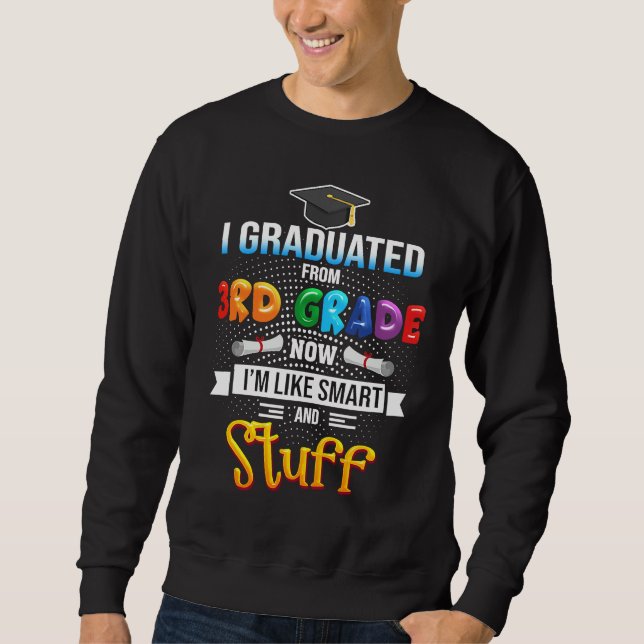 Sudadera 3rd Grade Graduate 2021 Graduate Third Graduation (Anverso)