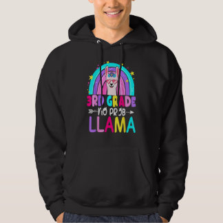 Sudadera 3rd Grade No Prob Llama Rainbow Back To School Tea