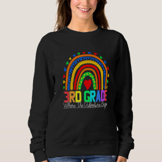 Sudadera 3rd grade rainbow leopard teacher team third grade