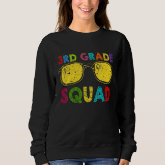 Sudadera 3rd Grade Squad Back To School Third Grade Teacher
