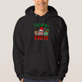 Sudadera 3rd Grade Squad Retro Groovy Christmas Teacher Lif