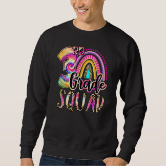 Sudadera 3rd Grade Squad Tie Dye Back To School Teacher Stu