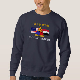 Sudadera 3ro CAMISETA de la GUERRA del GOLFO de la DIVISIÓN