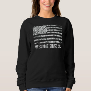 Sudadera 40.ª Bandera De Eeuu Vintage desde 1982