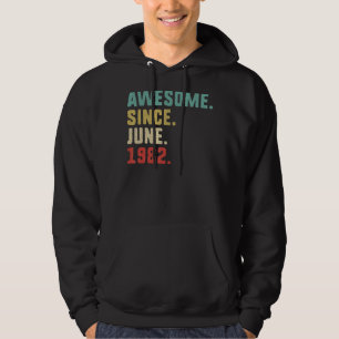 Sudadera 40.º cumpleaños de hombres increíbles desde junio
