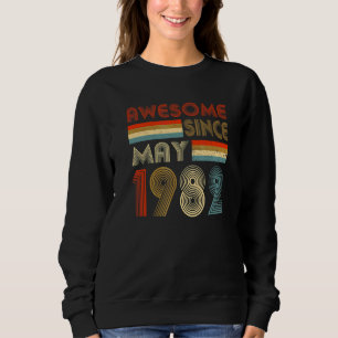 Sudadera 40.º cumpleaños increíble desde mayo de 1982 40 añ