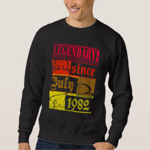 Sudadera 40.º Nacimiento Legendario Desde Julio De 1982 Ron