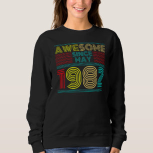 Sudadera 40 Aniversario de Mayo Nacido 40 años de antigüeda
