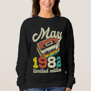 Sudadera 40 Aniversario Mayo 1982 Cassette de época