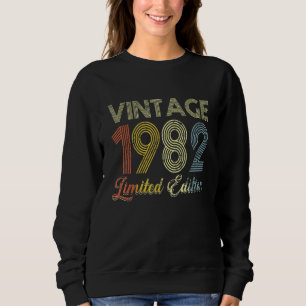 Sudadera 40 Años De Ser Una Vintage Impresionante 1982 Retr