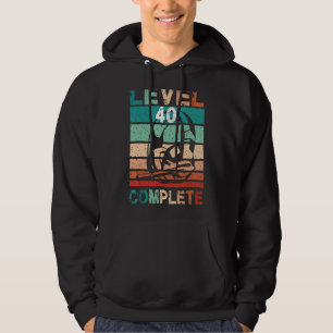 Sudadera 40 Años Hombres Nivel 40 Hombres Mujeres 1982 Ga