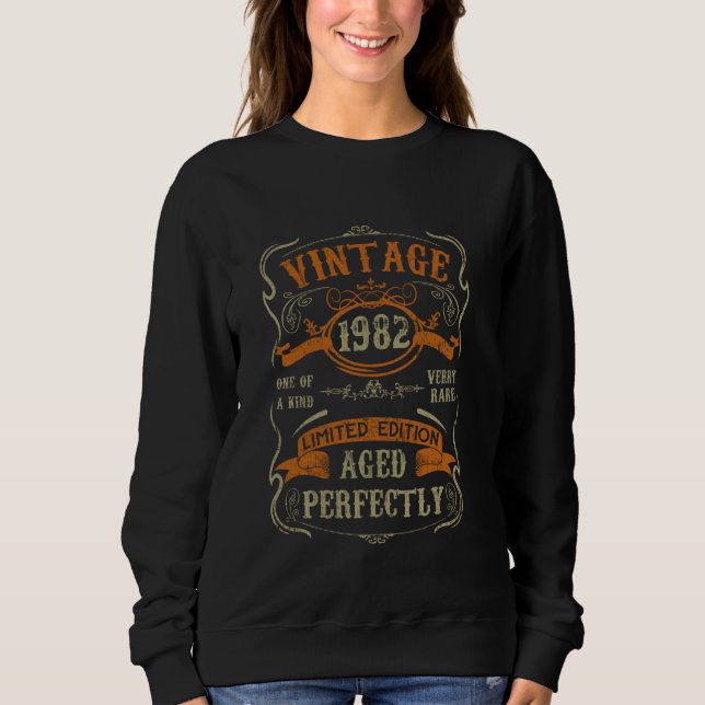 Sudadera 40 Años Vintage 1982 Edición Limitada 40 (Anverso)