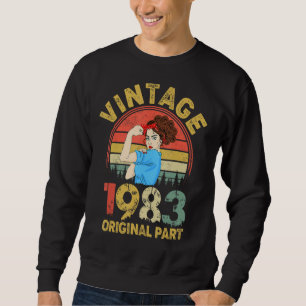 Sudadera 40 Años Vintage 1983 Edición Limitada 40º nacimien