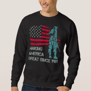 Sudadera 41.º cumpleaños que hace grande a Estados Unidos d