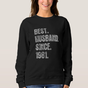 Sudadera 41° Aniversario Boda De Su Mejor Esposo Desde
