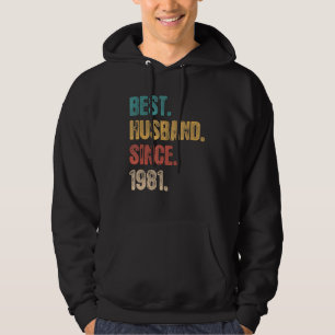 Sudadera 41 Aniversario Boda De Su Mejor Esposo Desde