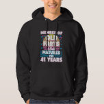 Sudadera 41 años de edad Farts Club Funny 41st Birthday Men<br><div class="desc">41 años de edad Farts Club Funny 41st Birthday Men Dad</div>