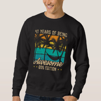 Sudadera 41 años de ser impresionante edición de los años 8