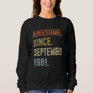Sudadera 41 Años Fabulosos desde Septiembre
