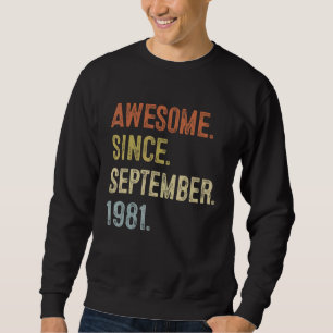 Sudadera 41 Años Fabulosos desde Septiembre