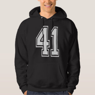 Sudadera 41 Número de la Escuela de Cumpleaños