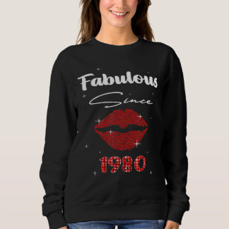 Sudadera 42 años Fabuloso desde 1980 42º cumpleaños