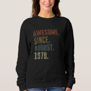 Sudadera 43.ª cosecha de cumpleaños desde agosto de 1979