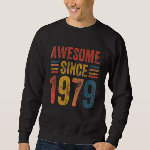 Sudadera 43.ª Cumpleaños 43 Años Sorprendente Desde 1979 Re