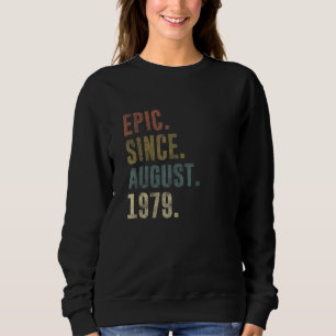 Sudadera 43.ª Épica Vintage desde agosto de 1979