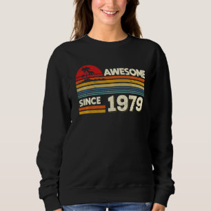 Sudadera 43.º cumpleaños increíble desde 1979 43 años de ed