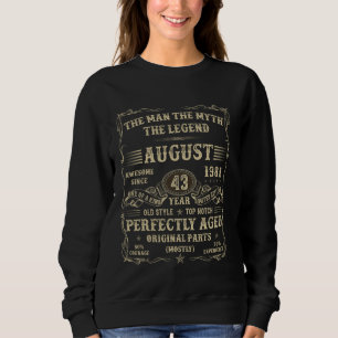 Sudadera 43 Agosto 1981 43 Años