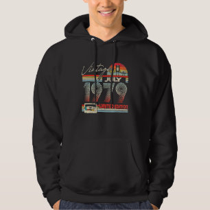 Sudadera 43 Aniversario Julio 1979 Cassette Vintage