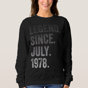 Sudadera 44.ª leyenda de 44 años desde julio de 1978
