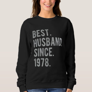 Sudadera 44° Aniversario Boda De Su Mejor Esposo Sinc