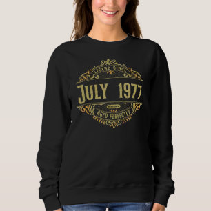 Sudadera 45.ª leyenda vintage de cumpleaños desde julio de