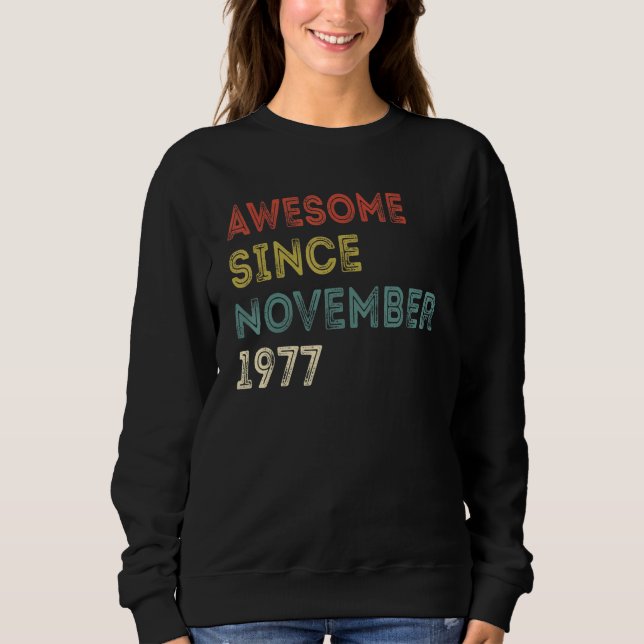 Sudadera 45 años de antigüedad divertida e impresionante de (Anverso)