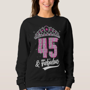 Sudadera 45 y fabuloso Diamante C de 45 años de edad