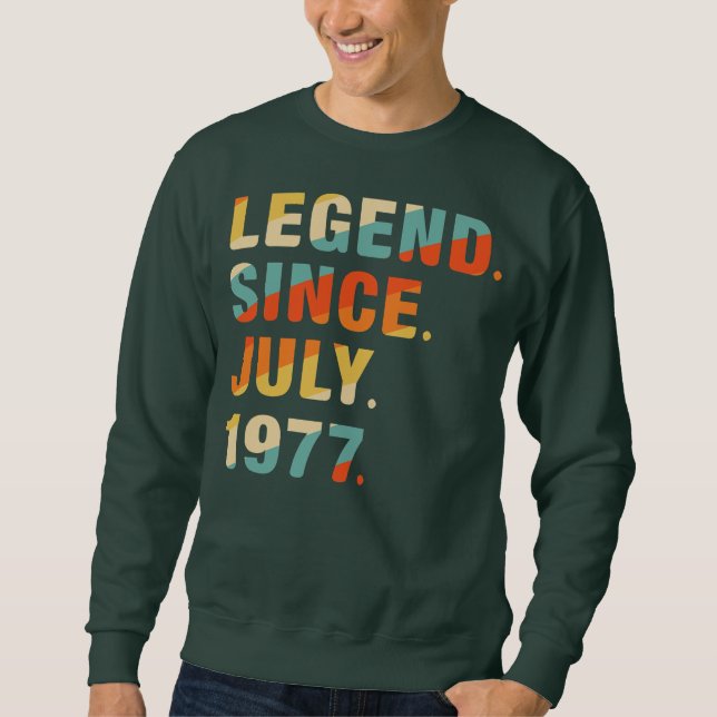 Sudadera 45th Birthday Gifts 45 Years Old Legend Since (Anverso)
