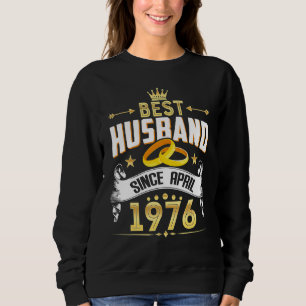 Sudadera 46° Aniversario del Boda Mejor Esposo desde 1976