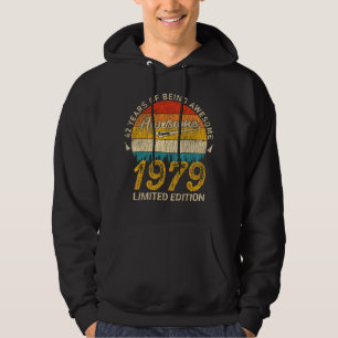 Sudadera 46 años de edad 1979 Regalo retro asombroso de 46 