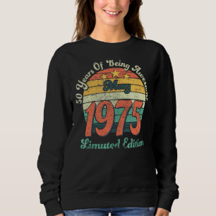 Sudadera 47 años de edad increíble desde mayo de 1975 50 cu