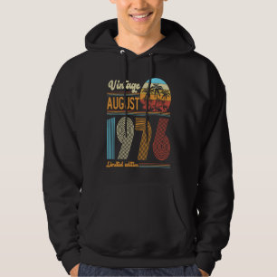 Sudadera 47 Años Vintage Agosto 1976 Mujeres M