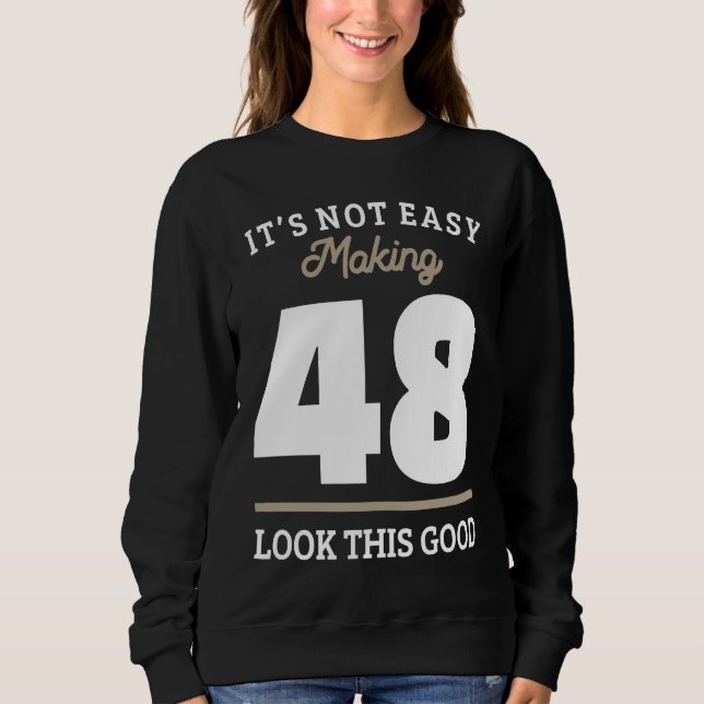 Sudadera 48.º cumpleaños 48 años (Anverso)