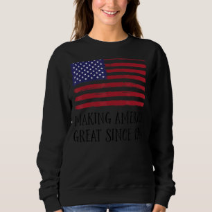 Sudadera 48.º cumpleaños haciendo grande a Estados Unidos d