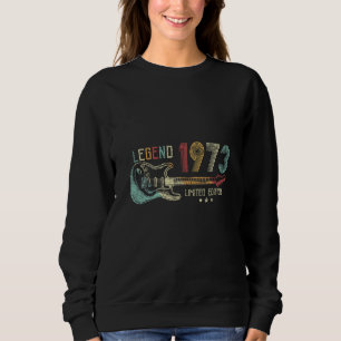 Sudadera 49.ª leyenda de guitarra de los hombres desde 1977