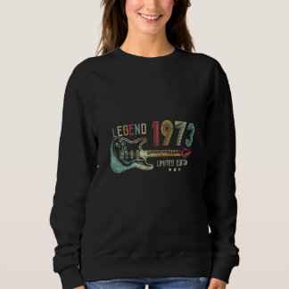 Sudadera 49.ª leyenda de guitarra de los hombres desde 1977
