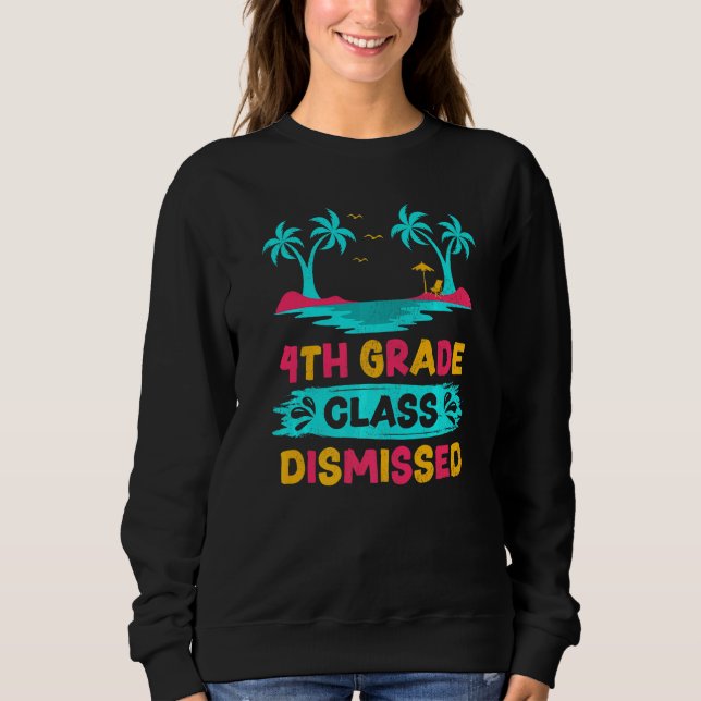Sudadera 4.ª clase de docente desestimada, Palm Tre (Anverso)