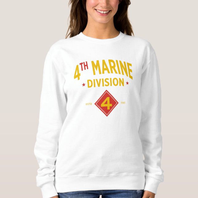 Sudadera 4.ª División de Marina de los Estados Unidos (Anverso)