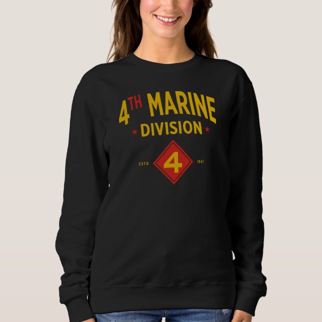 Sudadera 4.ª División de Marina de los Estados Unidos (Anverso)